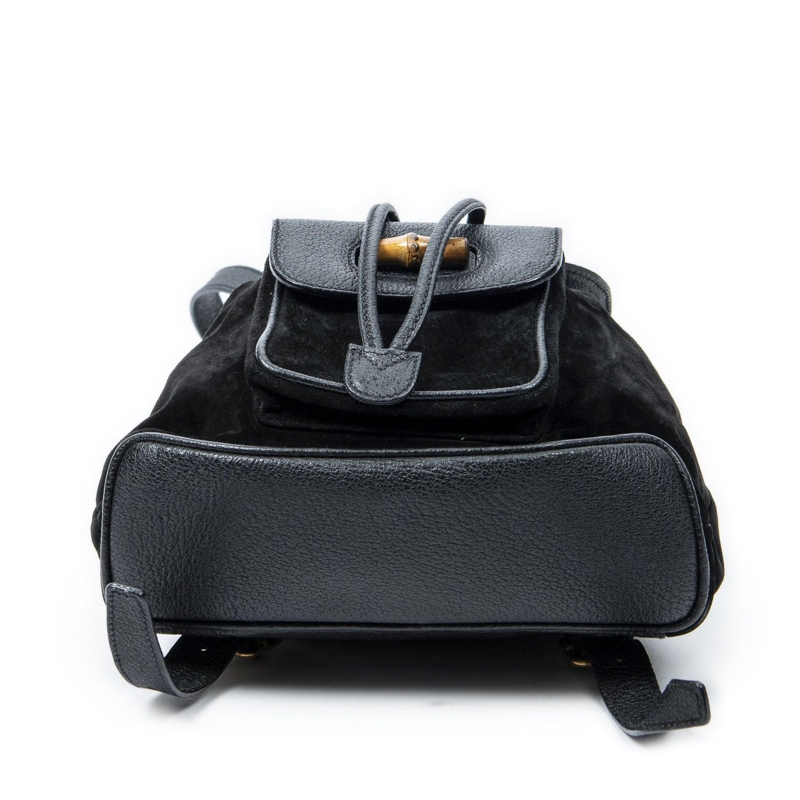Gucci Minibumbu Backpack Black Suede Leather — view 6