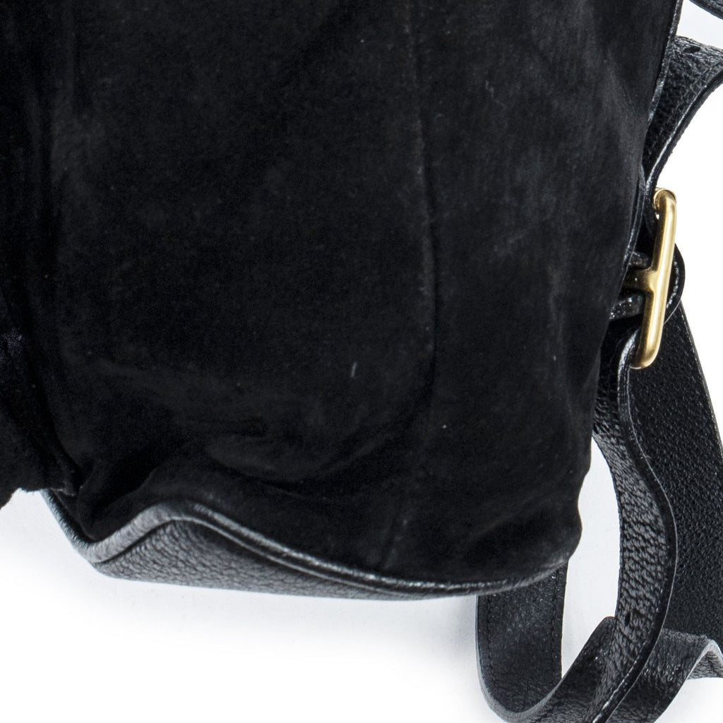 Gucci Minibumbu Backpack Black Suede Leather — view 8