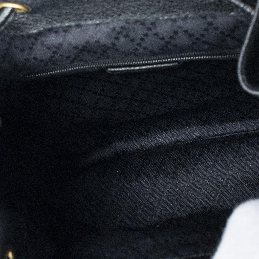 Gucci Minibumbu Backpack Black Suede Leather — view 9
