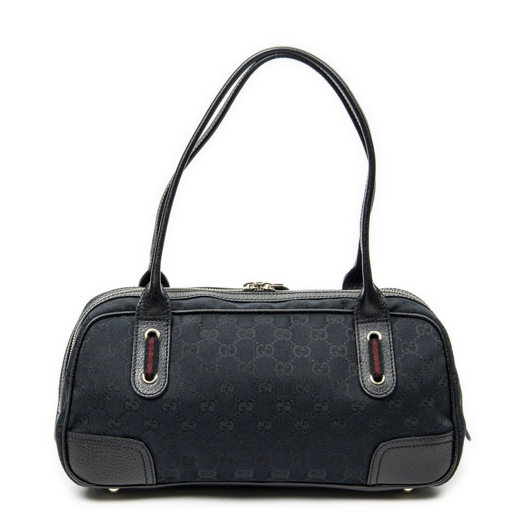 Gucci Web Principe Boston Black GG Canvas Messenger — view 5