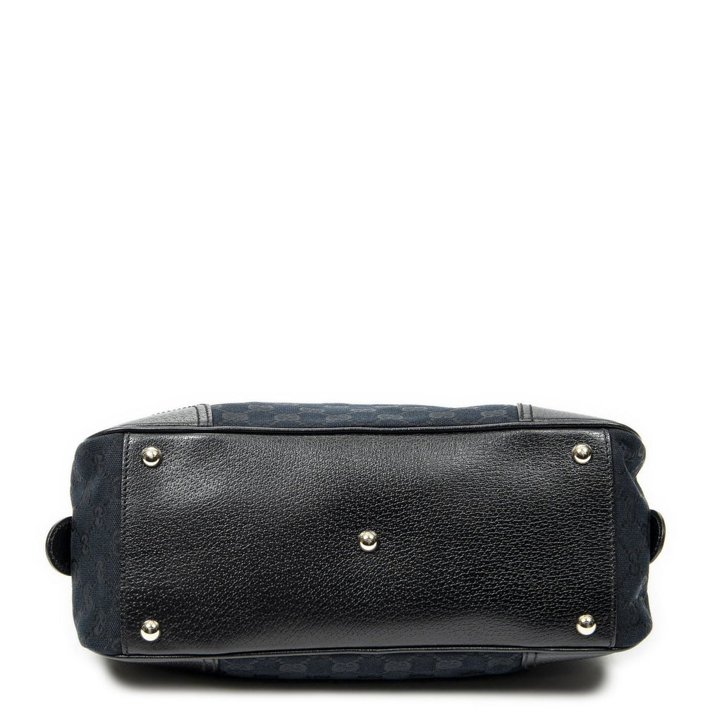 Gucci Web Principe Boston Black GG Canvas Messenger — view 6