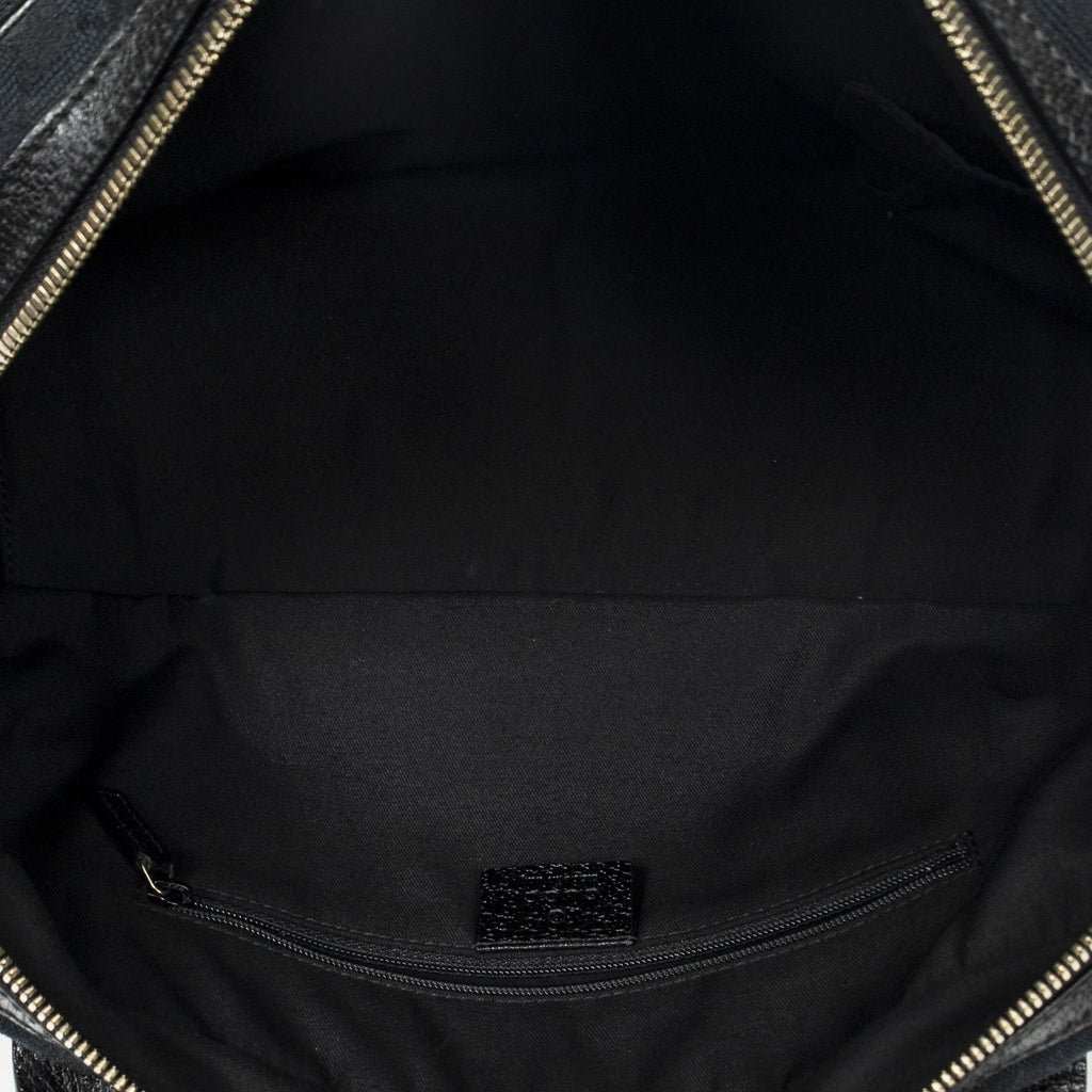 Gucci Web Principe Boston Black GG Canvas Messenger — view 9