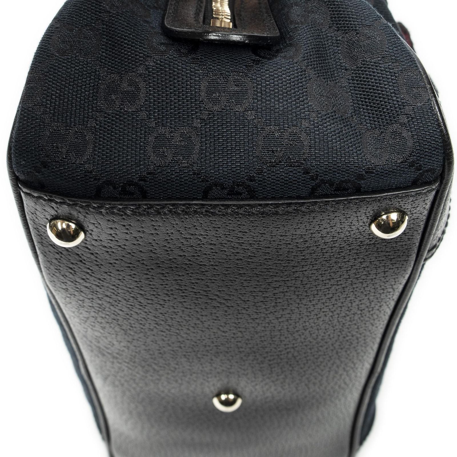 Gucci Web Principe Boston Black GG Canvas Messenger — view 7
