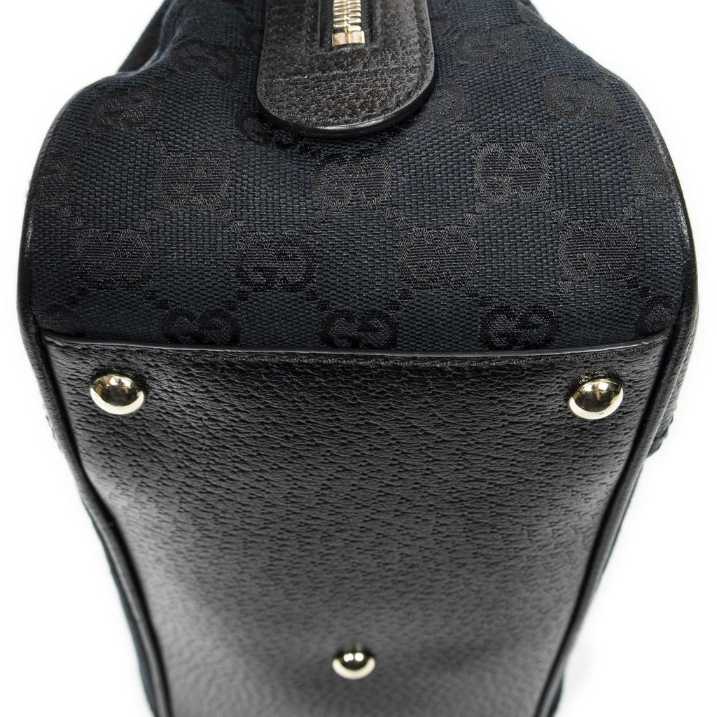 Gucci Web Principe Boston Black GG Canvas Messenger — view 8