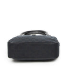 Gucci Small Jackie Tote Black GG Canvas — view 6