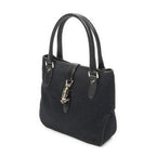 Gucci Small Jackie Tote Black GG Canvas — view 2