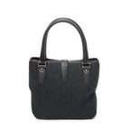 Gucci Small Jackie Tote Black GG Canvas — view 5