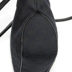 Gucci Small Jackie Tote Black GG Canvas — view 7
