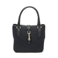 Gucci Small Jackie Tote Black GG Canvas