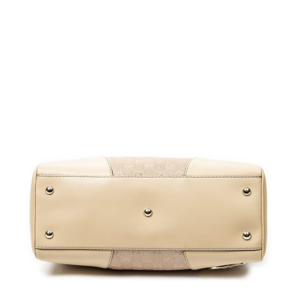 Gucci Brea Heart Boston Light Pink GG Canvas Shoulder — view 6