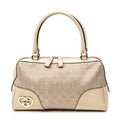 Gucci Brea Heart Boston Light Pink GG Canvas Shoulder