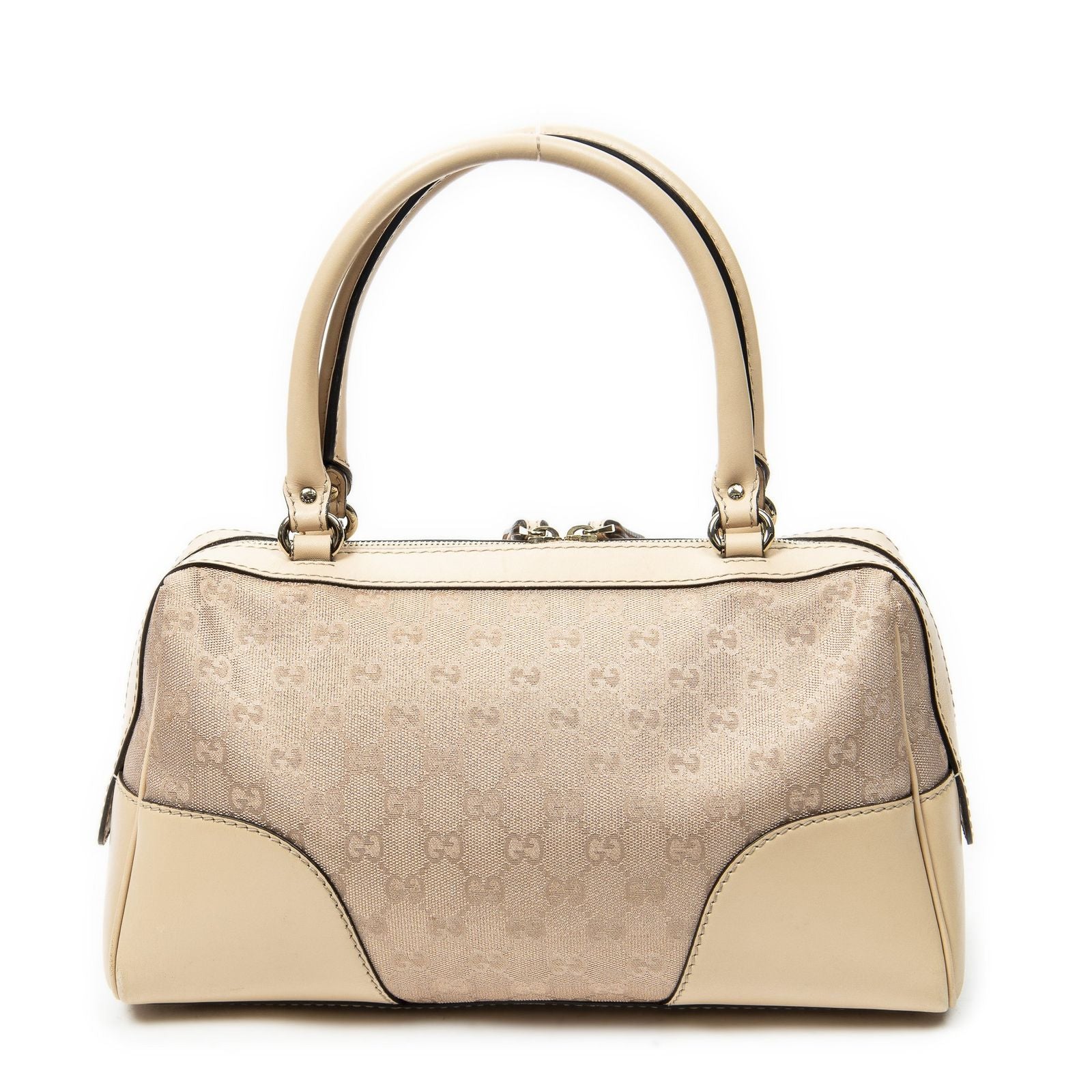 Gucci Brea Heart Boston Light Pink GG Canvas Shoulder — view 5