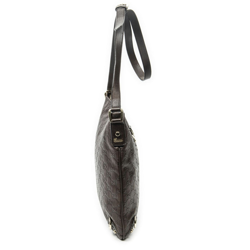 Gucci Abbey Crossbody Dark Brown Guccissima — view 4