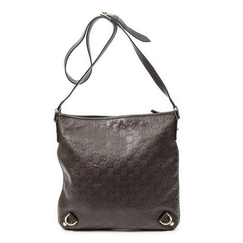 Gucci Abbey Crossbody Dark Brown Guccissima — view 5