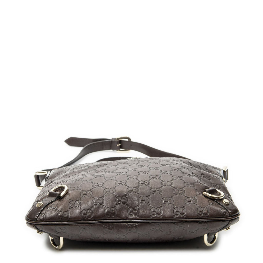 Gucci Abbey Crossbody Dark Brown Guccissima — view 6