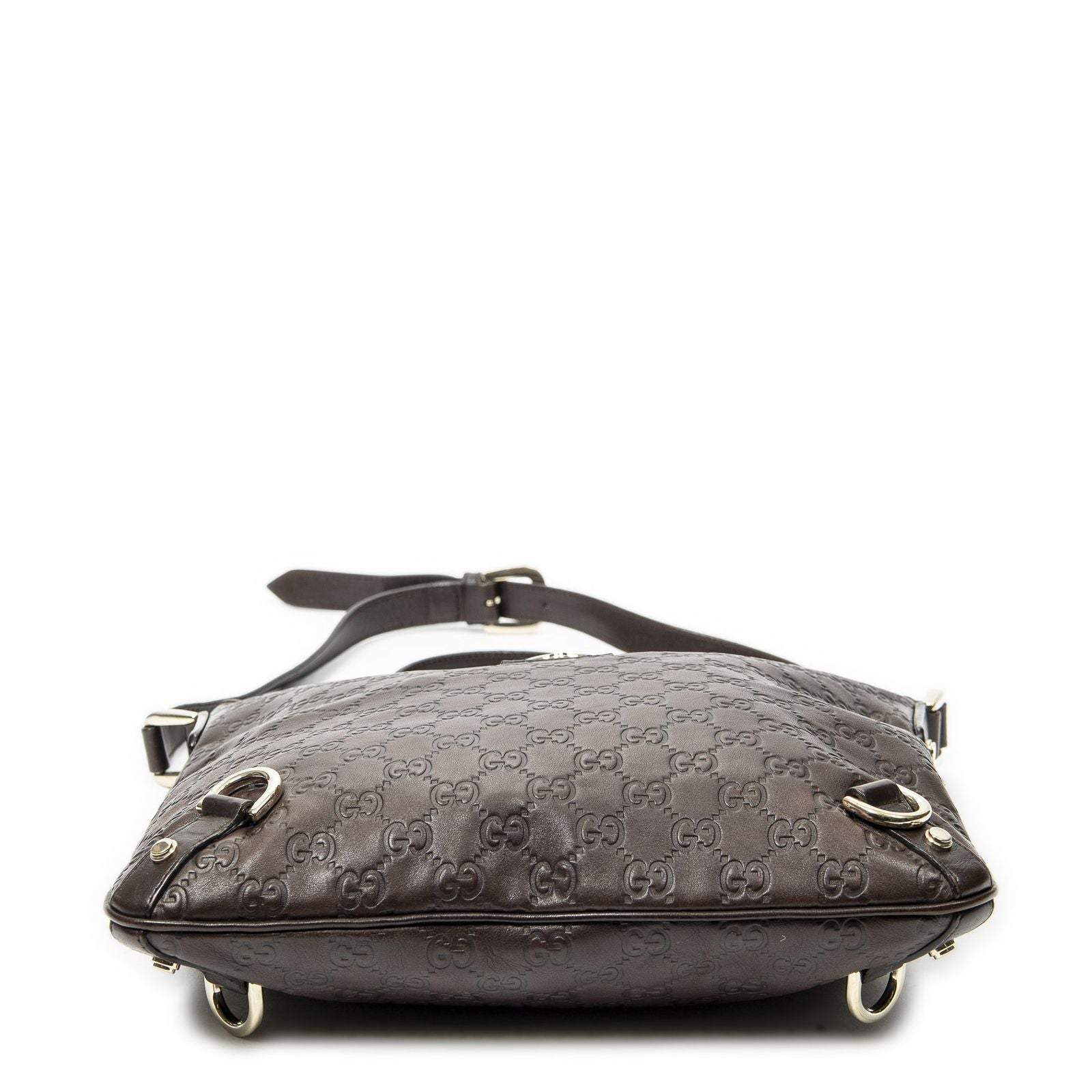 Gucci Abbey Crossbody Dark Brown Guccissima — view 6