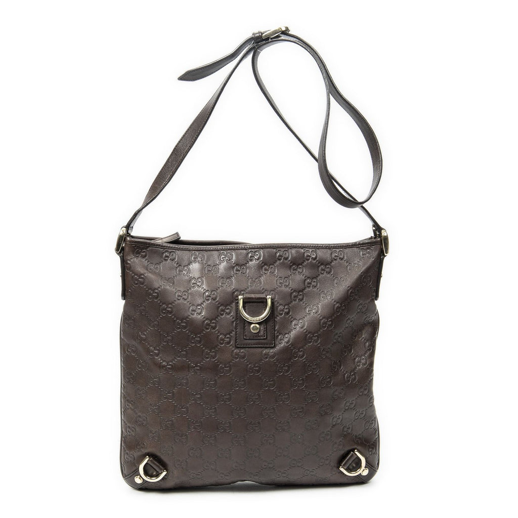 Gucci Abbey Crossbody Dark Brown Guccissima
