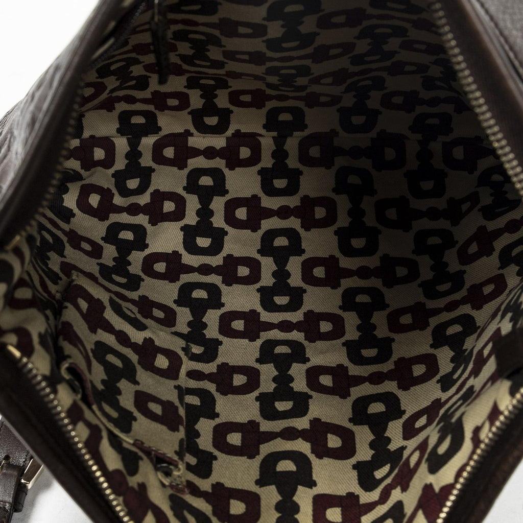 Gucci Abbey Crossbody Dark Brown Guccissima — view 9