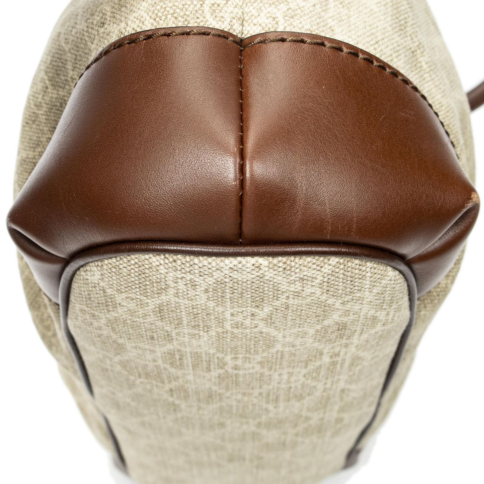 Gucci Sukey Top Handle Beige Brown GG Canvas — view 7