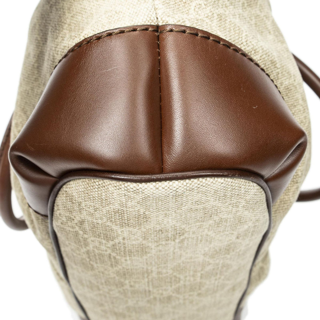 Gucci Sukey Top Handle Beige Brown GG Canvas — view 8
