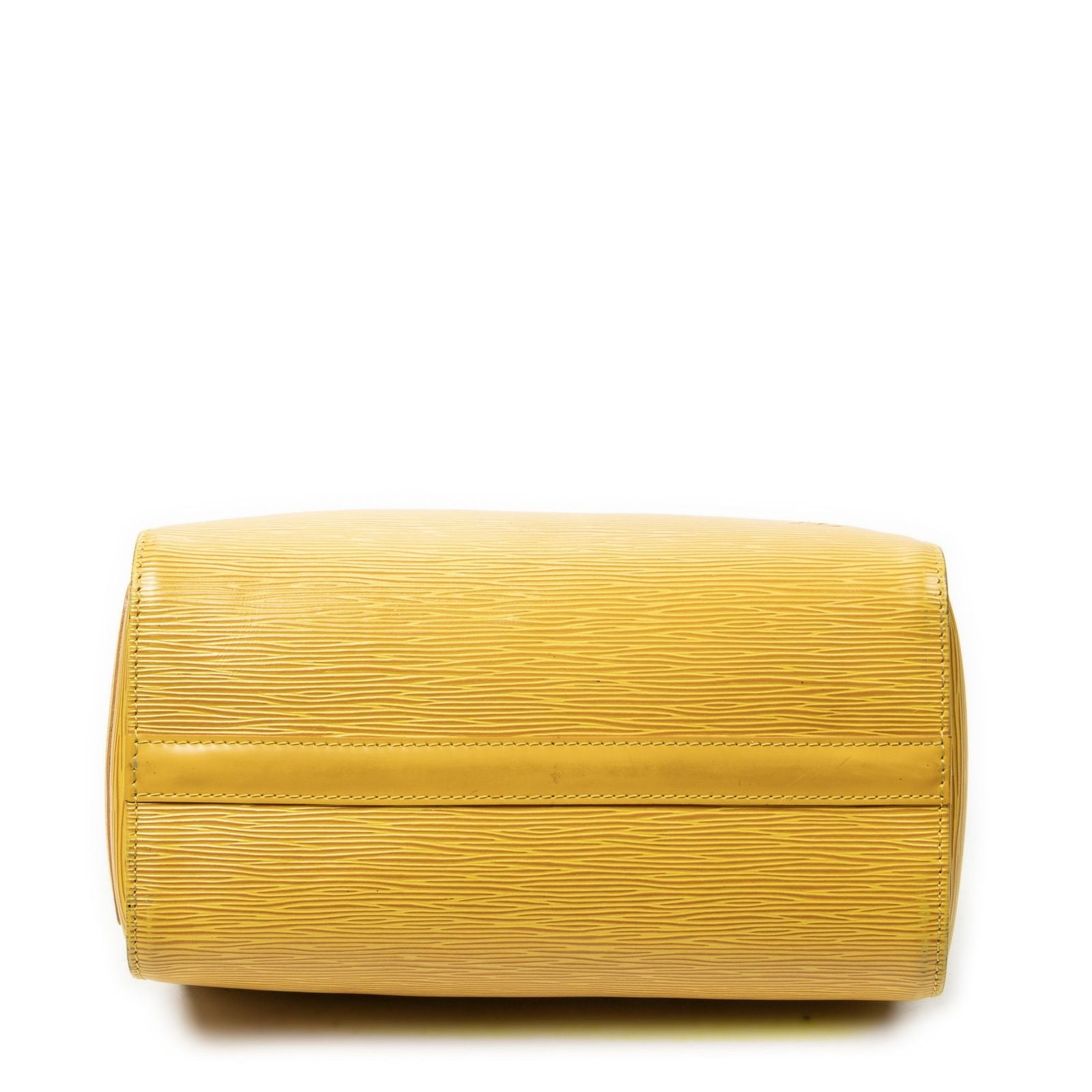 Louis Vuitton Speedy Yellow Epi Handbag — view 6