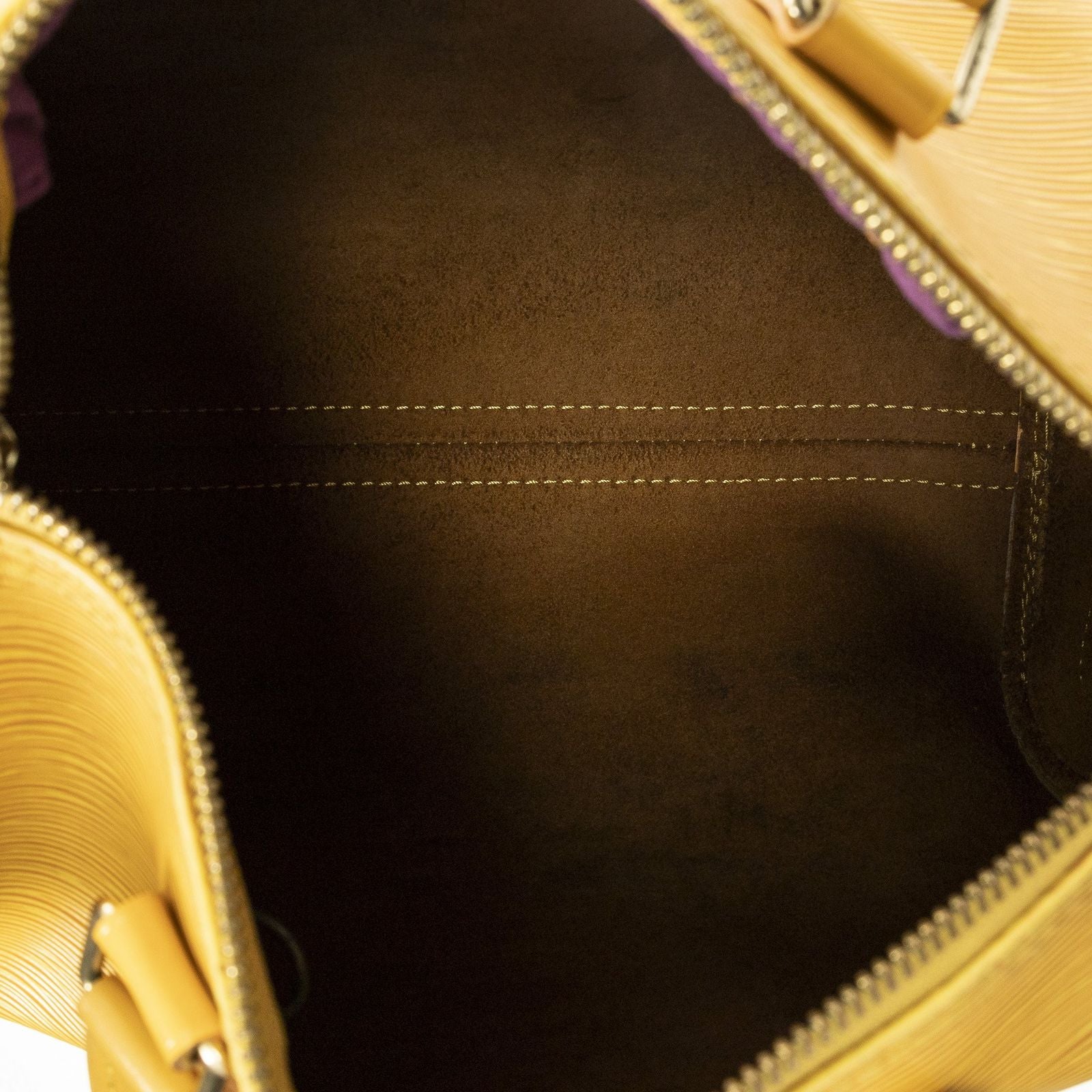 Louis Vuitton Speedy Yellow Epi Handbag — view 9