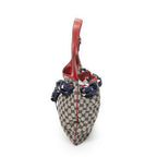 Gucci Small Positano Hobo Beige Red Navy GG Canvas — view 3