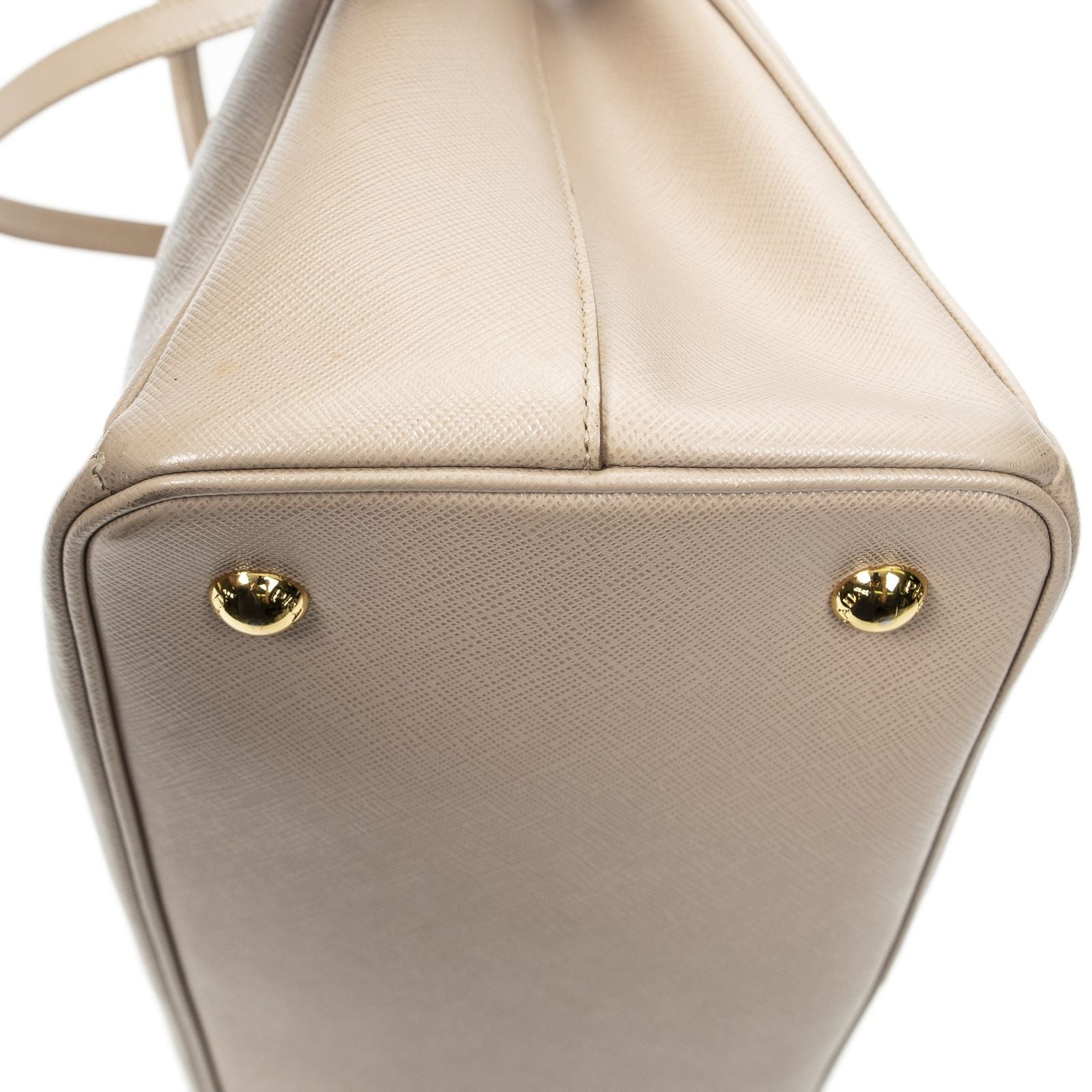 Prada Small Pop Tote Light Pink Saffiano Leather — view 7