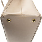 Prada Small Pop Tote Light Pink Saffiano Leather — view 8