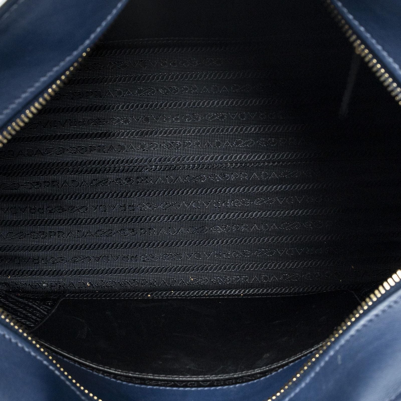 Prada Esplanade Tote Navy Saffiano Leather — view 9