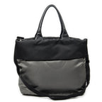Prada Roulis Versible Tote Black Gray Nylon Canvas — view 5