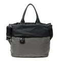 Prada Roulis Versible Tote Black Gray Nylon Canvas