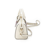 Gucci Medium Ophidia Boston Ivory Gray Calfskin Leather Messenger — view 3