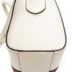 Gucci Medium Ophidia Boston Ivory Gray Calfskin Leather Messenger — view 7