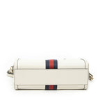 Gucci Medium Ophidia Boston Ivory Gray Calfskin Leather Messenger — view 6