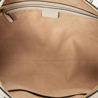 Gucci Medium Ophidia Boston Ivory Gray Calfskin Leather Messenger — view 9