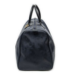 Dior Vintage Large Travel Boston Navy Maxi Trotter Pattern Canvas Shoulder — view 4