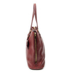 Prada Zip Tote Red Vitello Dyno — view 3
