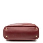 Prada Zip Tote Red Vitello Dyno — view 6