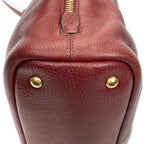 Prada Zip Tote Red Vitello Dyno — view 7