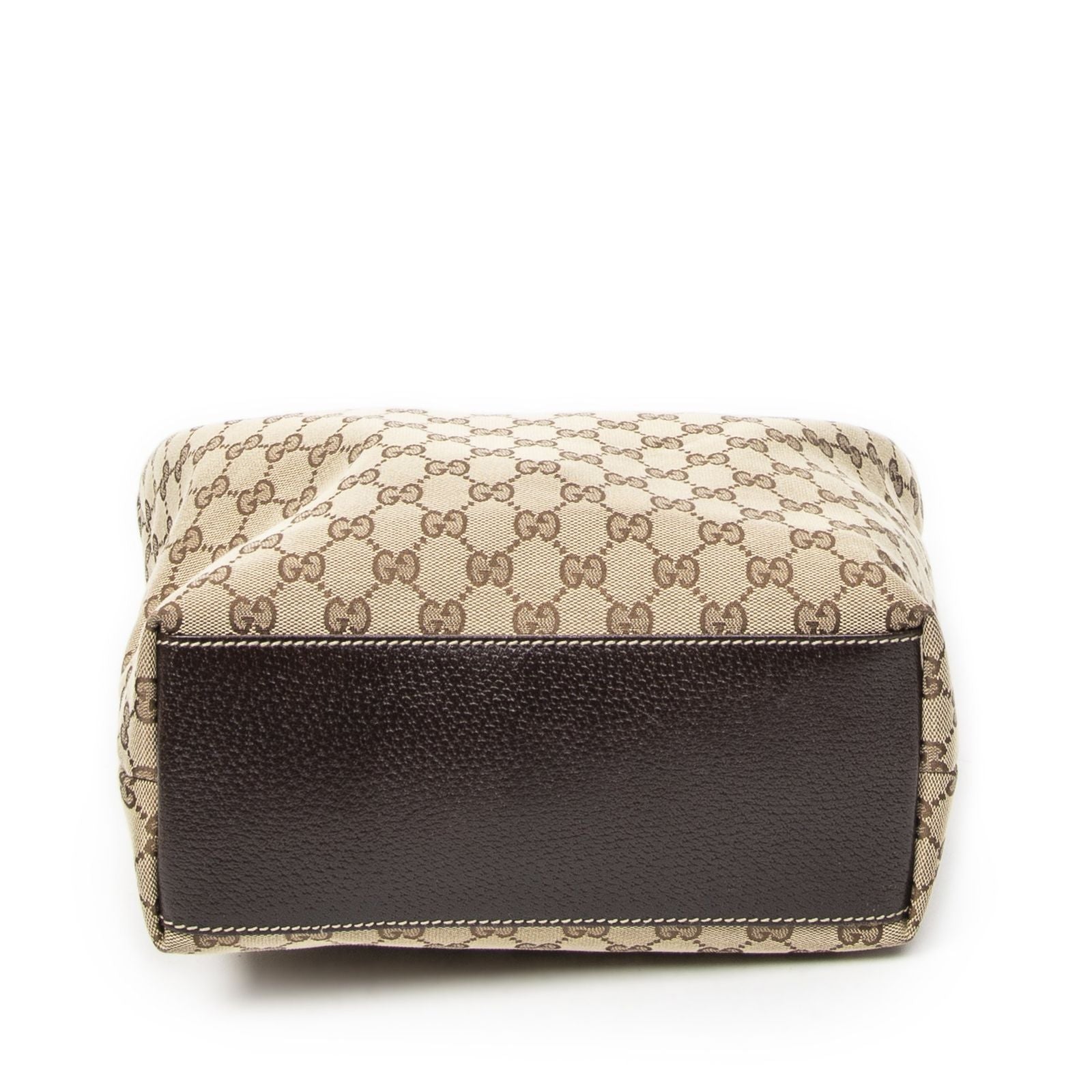 Gucci Charmi Tote Beige Brown GG Canvas — view 6