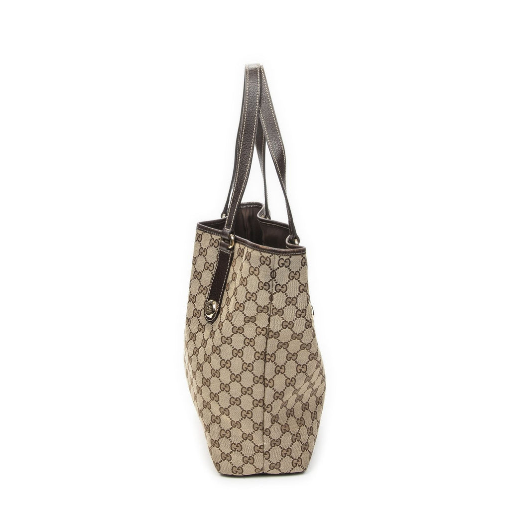 Gucci Charmi Tote Beige Brown GG Canvas — view 3
