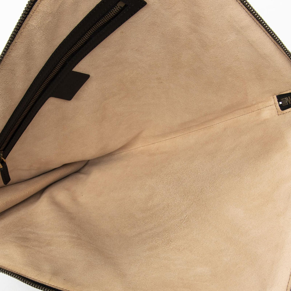 Gucci GG Marmont Zip Clutch Black Matelasse Chez Blanc Leather — view 4