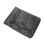 Gucci GG Marmont Zip Clutch Black Matelasse Chez Blanc Leather — view 2