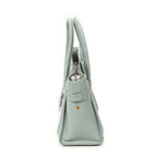 Celine Micro Luggage Light Blue Gray Calfskin Leather — view 3