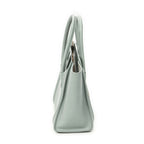 Celine Micro Luggage Light Blue Gray Calfskin Leather — view 4