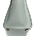 Celine Micro Luggage Light Blue Gray Calfskin Leather — view 7