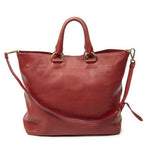 Prada Radio Pun Tote Red Vitello Daino — view 5