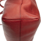 Prada Radio Pun Tote Red Vitello Daino — view 7