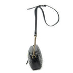 Gucci Small GG Marmont Chain Crossbody Black Matelasse Chez Blanc Leather — view 3